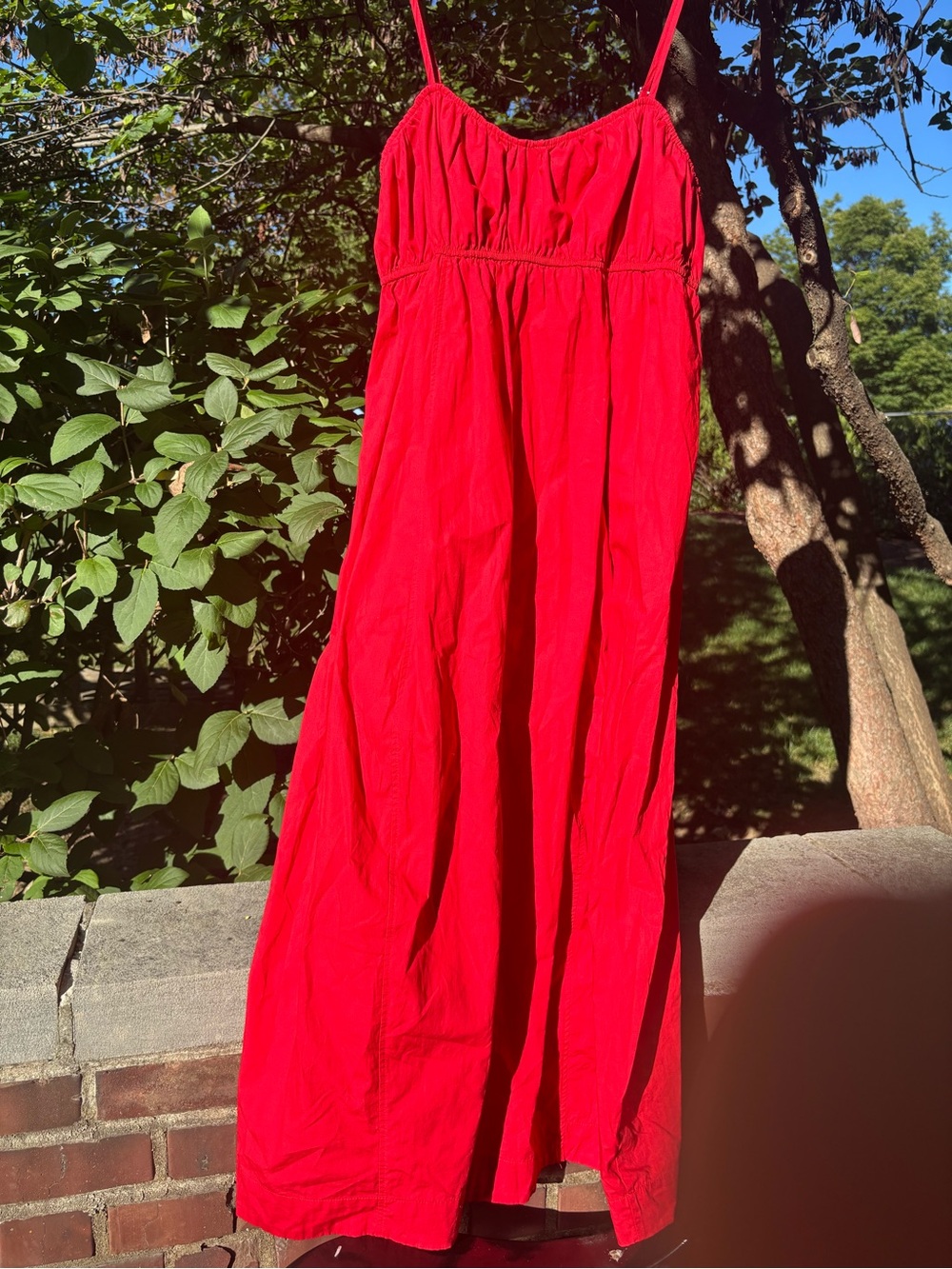 Maeve Red Spaghetti-Strap Maxi Dress - Picture 3 of 5